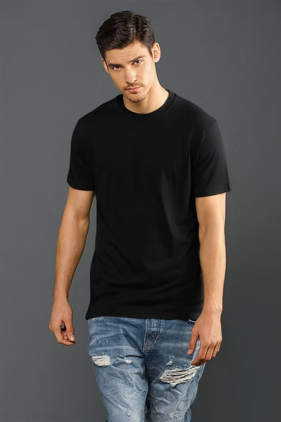 Blanks+ Men’s Heavy Jersey Short Sleeve Tee, 5 Colors, Eco-Cotton Blend