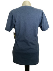 ATHLETIC WORKS Breathable Navy Blue Short Sleeve Crew Neck Pocket T-Shirt Sz S*