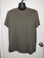 EXPRESS Mens 2 pack Solid Green & Black Pima Cotton T Shirts Size Large EUC