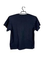 Adriano Goldschmied Men’s M SS Intentionally Distressed Raw Edge Black Fade Tee
