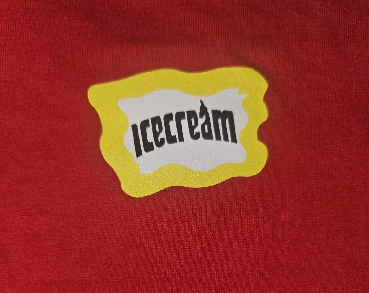 Vintage BBC Billionaire Boys Club Icecream Graphic Shirt XL Skate Y2K Red USA gallery