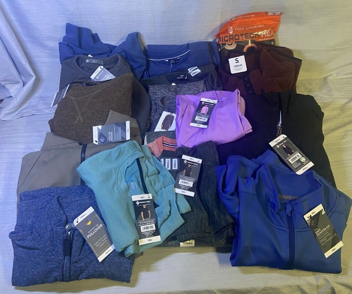 Men's Small Tops- Variety Styles & Brands, Lucky, Gap, Eddie Bauer & More gallery