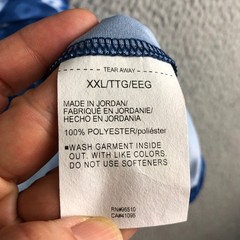 NWT Under Armour Performance Tee Mens 2XL Blue Cloud Dye UA Tech 2.0 Loose Flaw*