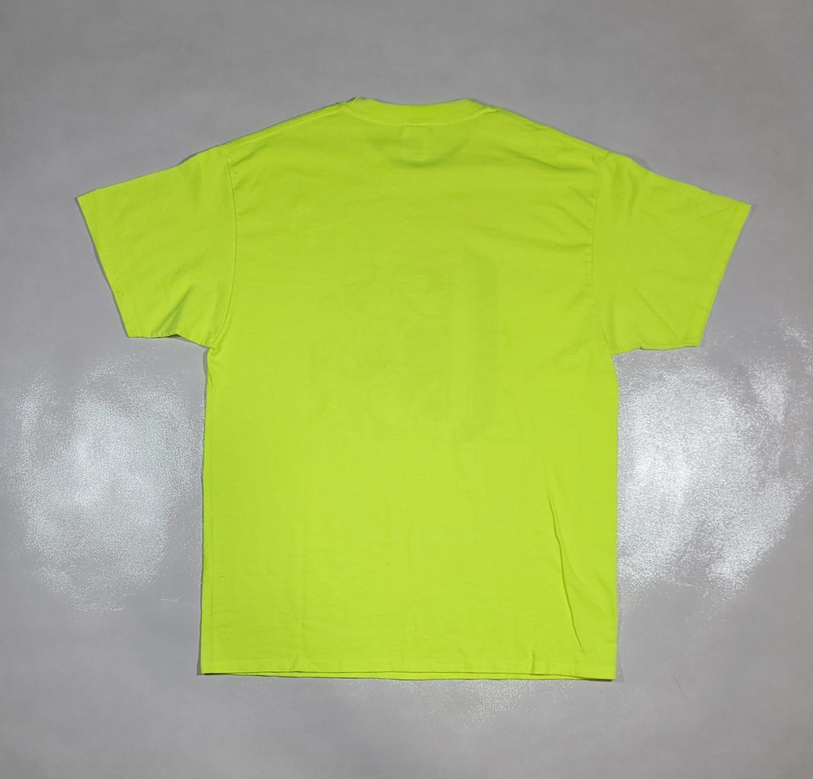 Port&Company Men's Neon Yellow Oregon Donald Duck Mascot Graphic T-Shirt gallery