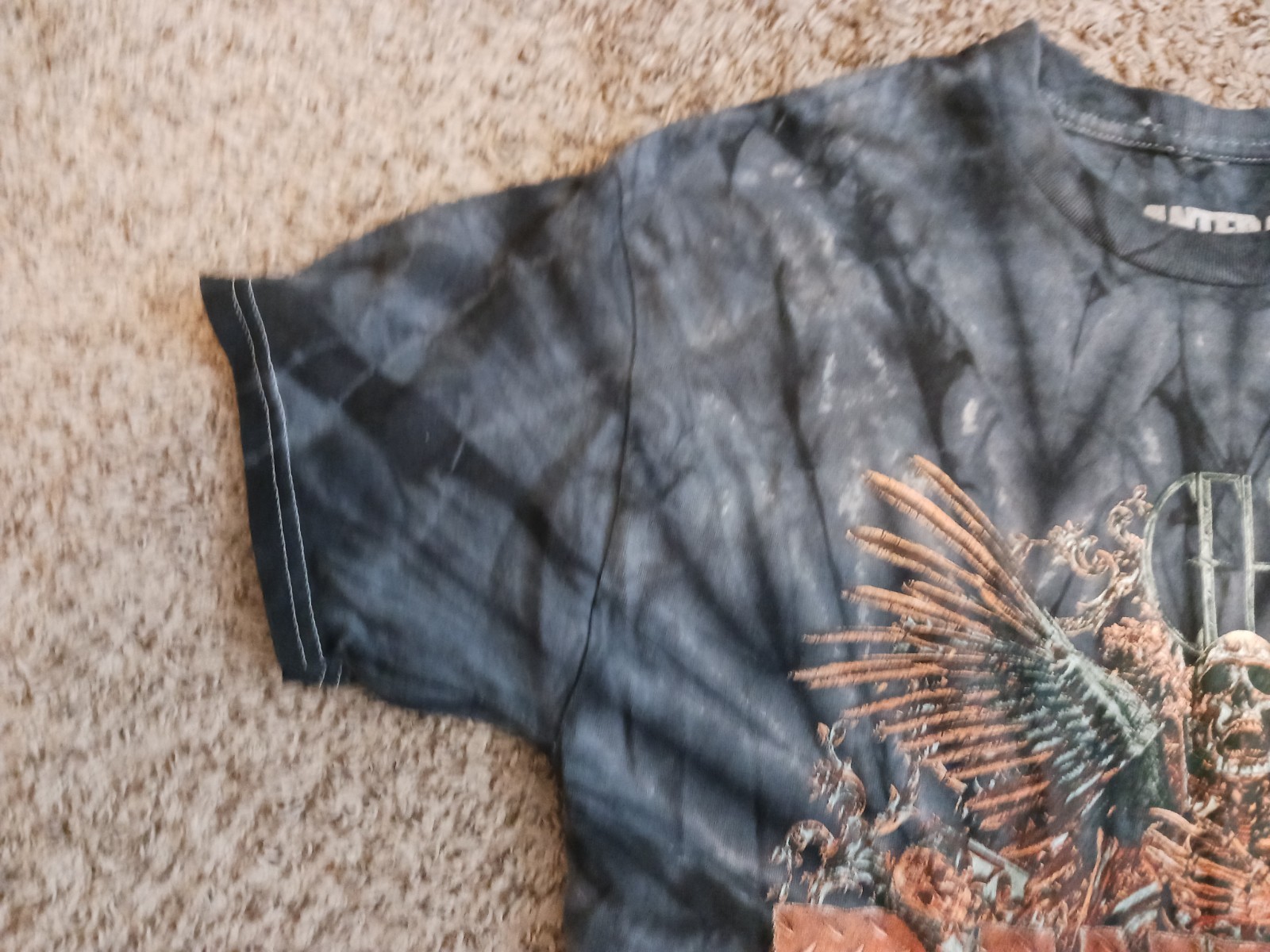 Pantera Cowboys From Hell World Tour T-Shirt Size Large 2023 Gray Tie Dye gallery