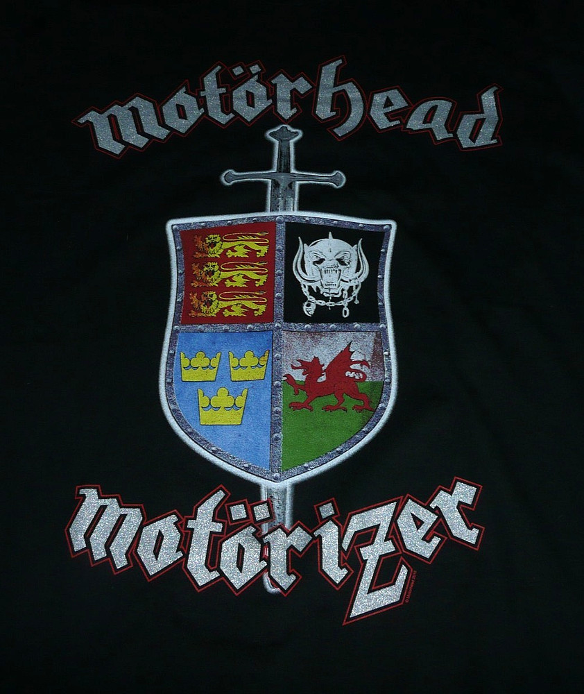 Motorhead Motorizer 2008 Album Track Listing Men’s 2XL XXL Black T-Shirt Lemmy