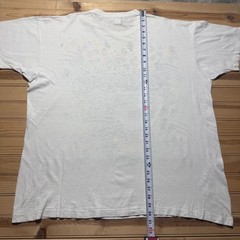 Vintage 90s Diamond Dust Leopard Glitter Streetwear Art Graphic T-Shirt Size 2XL