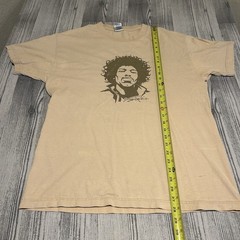 Thrashed 2004 Jimi Hendrix Vintage Shirt Large AAA Y2K Distressed Sun Faded L