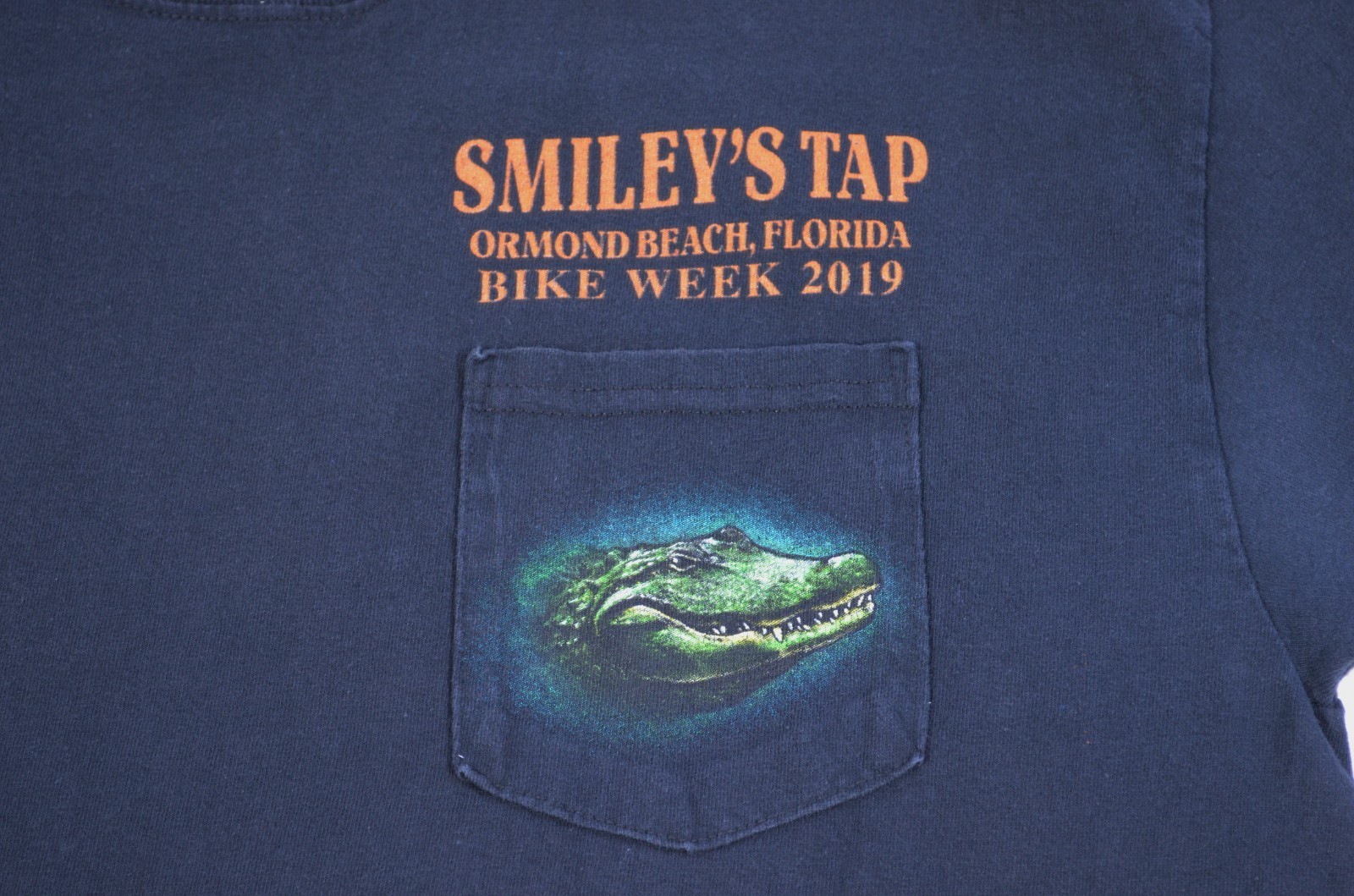 Smiley's Tap Bar Omond Beach Daytona Florida Motorcycle Bike Week Shirt gallery