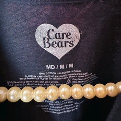 Care Bears Graphic Tee Medium Retro Cartoon Shirt Rollin With My Besties