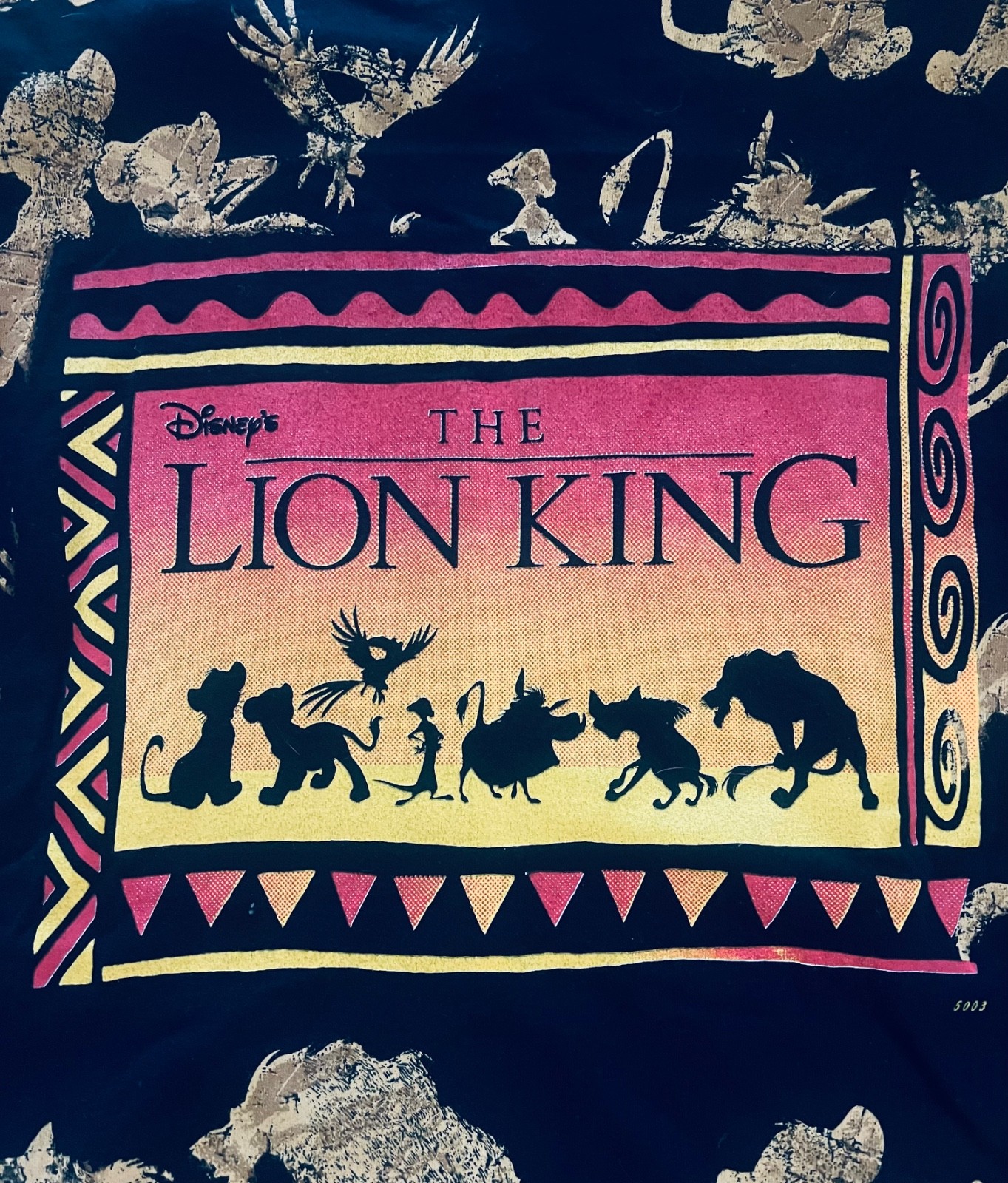 Vintage 90’s Disney's The Lion King All Over Print Movie Promo T-Shirt OSFA gallery
