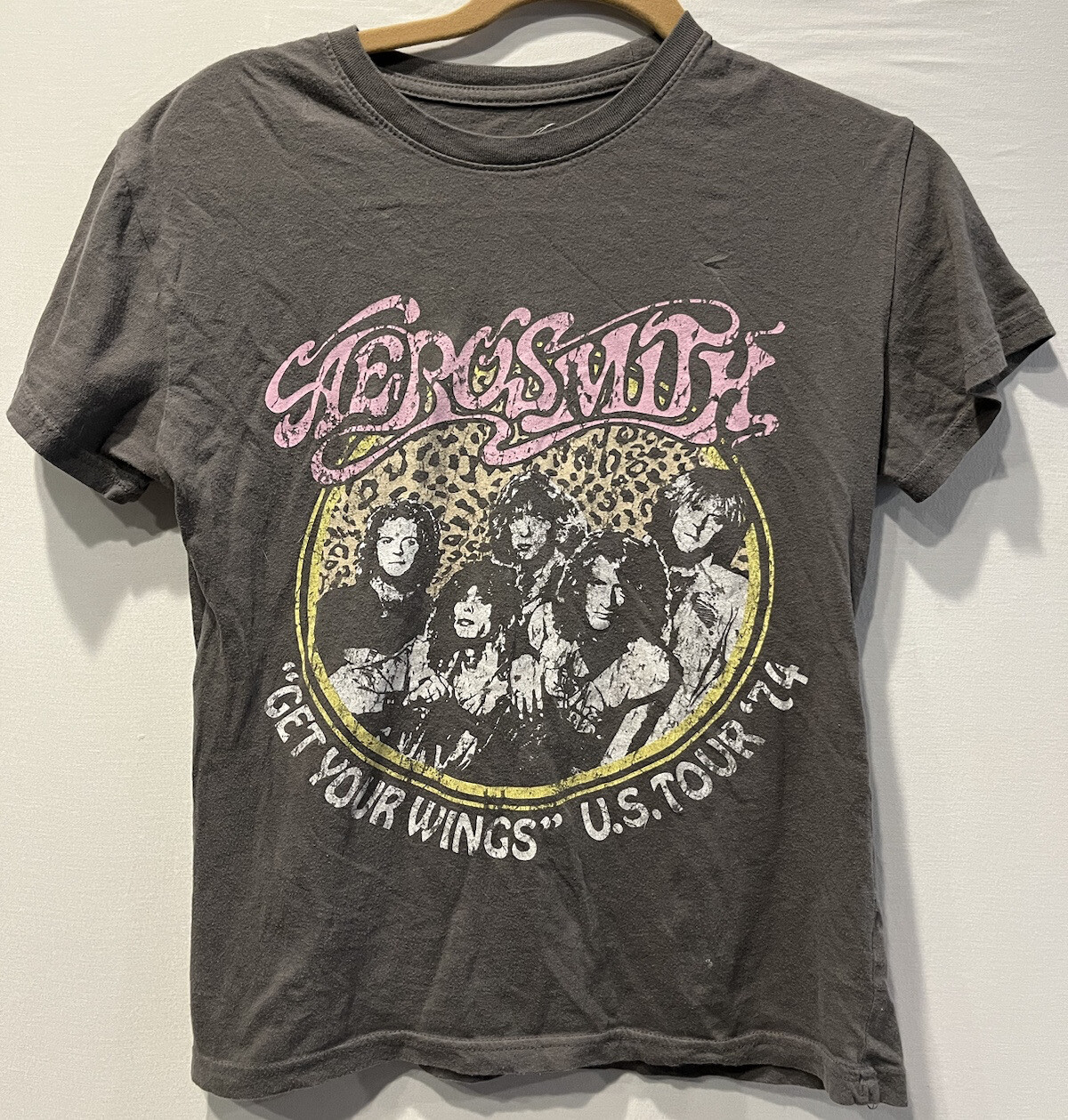 Aerosmith Get Your Wings Tour 1974 Shirt Small gallery