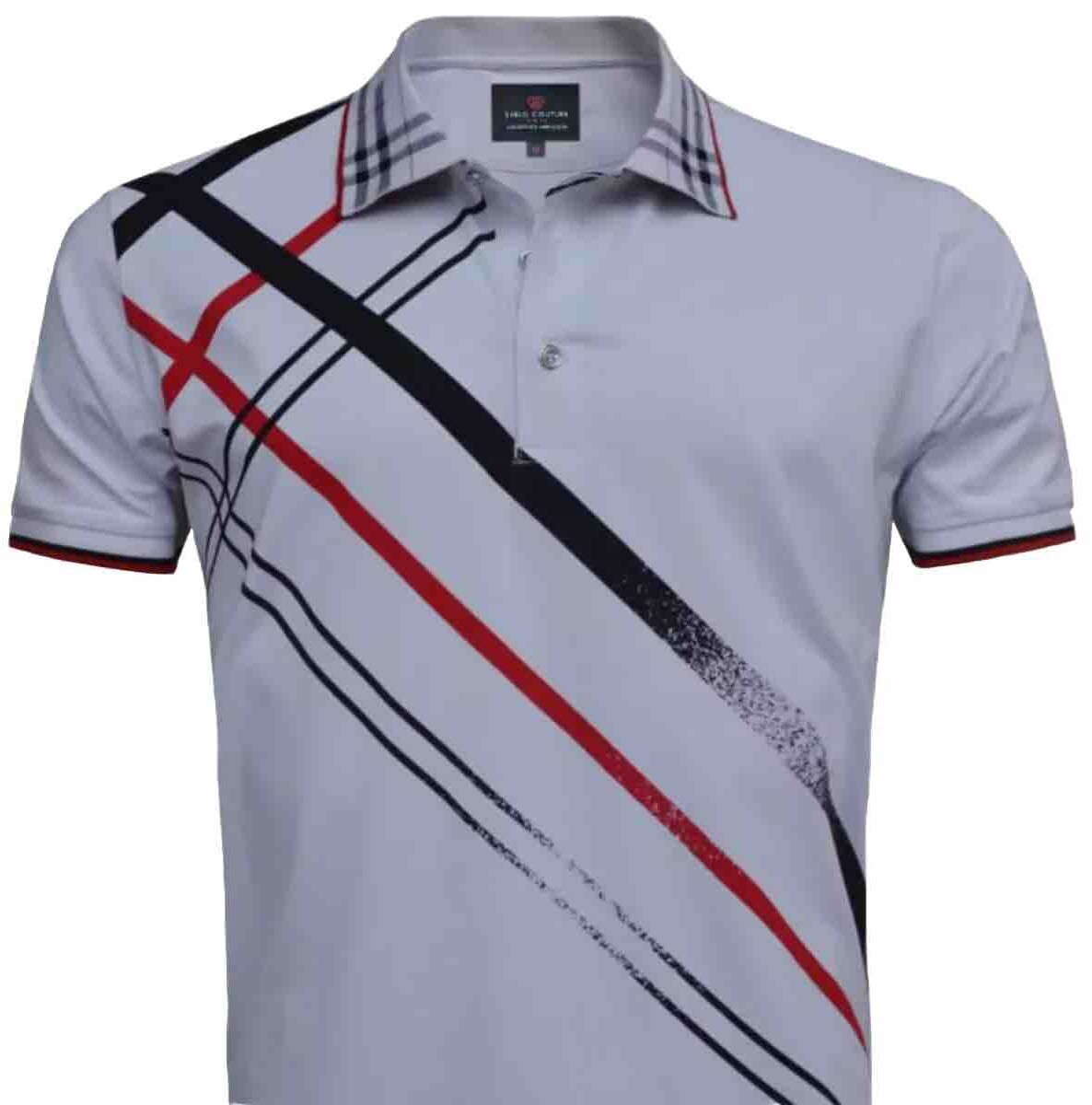 Men's Luxurious Polo Shirt,Italian Style,Stretch S to 2XL…A17.A gallery