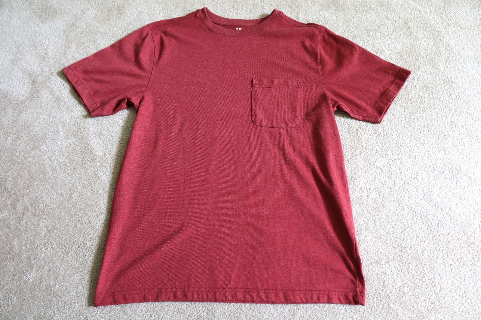 Outdoor Life River Washed Tee Shirt Mens Medium Red Pocket Short Sleeve gallery
