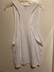 ASOS Men’s Racerback tank top deep cut arm openings White Size Medium NWOT