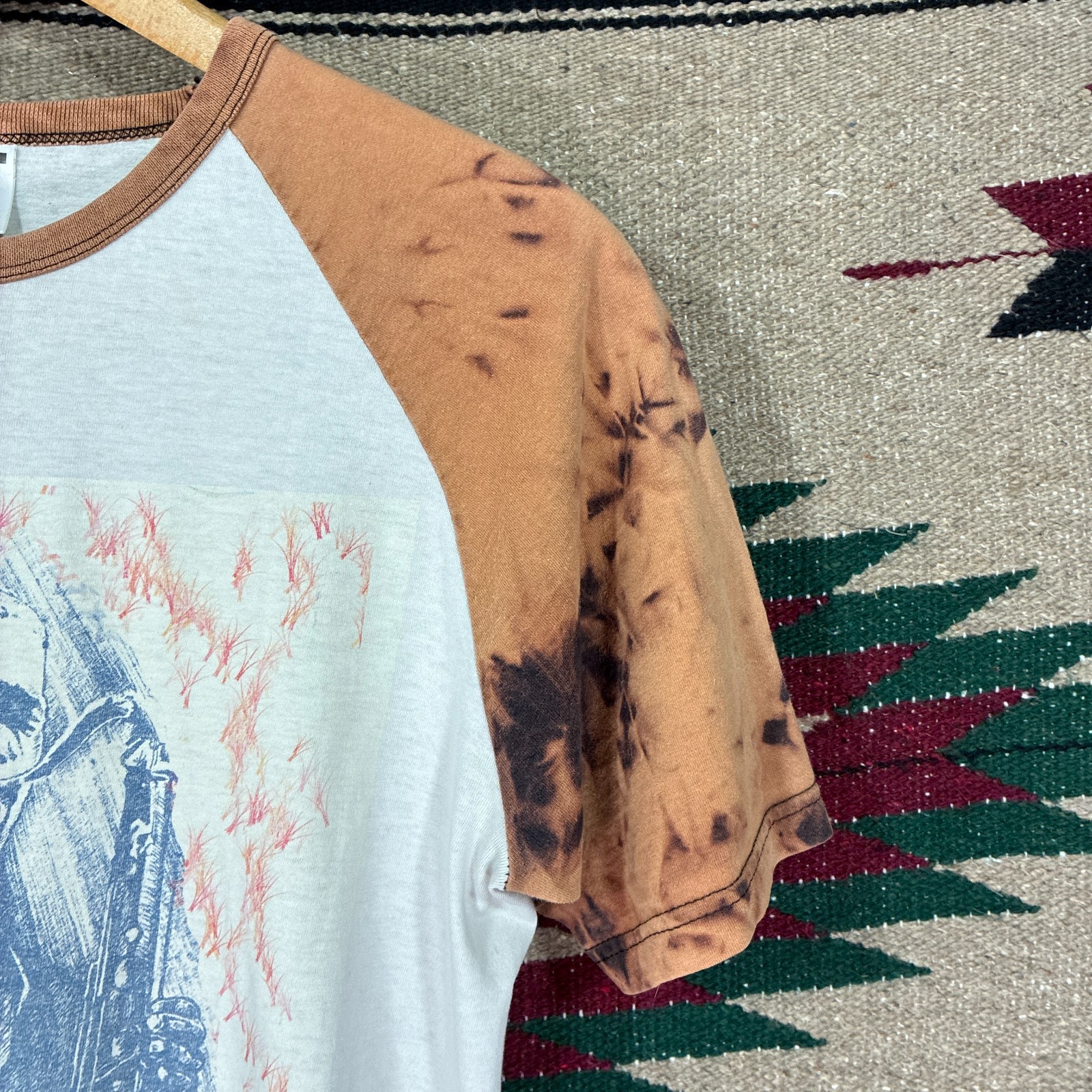 Vintage John Coltrane Tie Dye Graphic T-Shirt - Men's Medium - Ringer Tee gallery