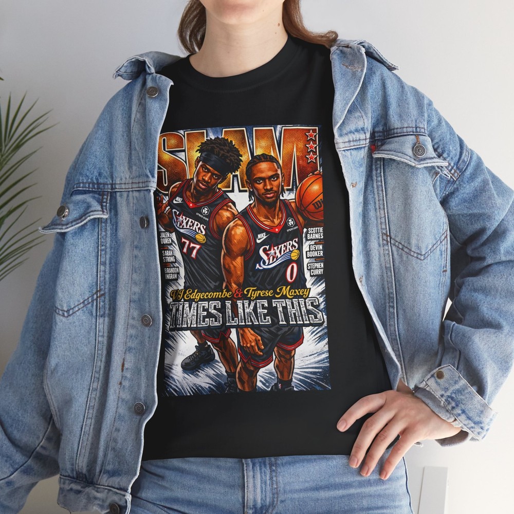 SLAM 260 VJ Edgecombe Tyrese Maxey VARIANT COVER UNISEX T SHIRT