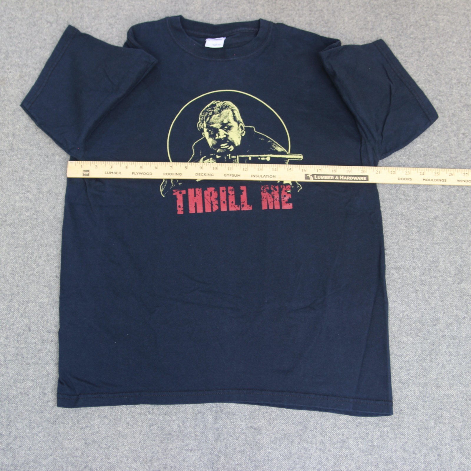 VTG Fright Rags T Shirt L Night Of The Creeps Sci-Fi Horror Movie THRILL ME Tee gallery
