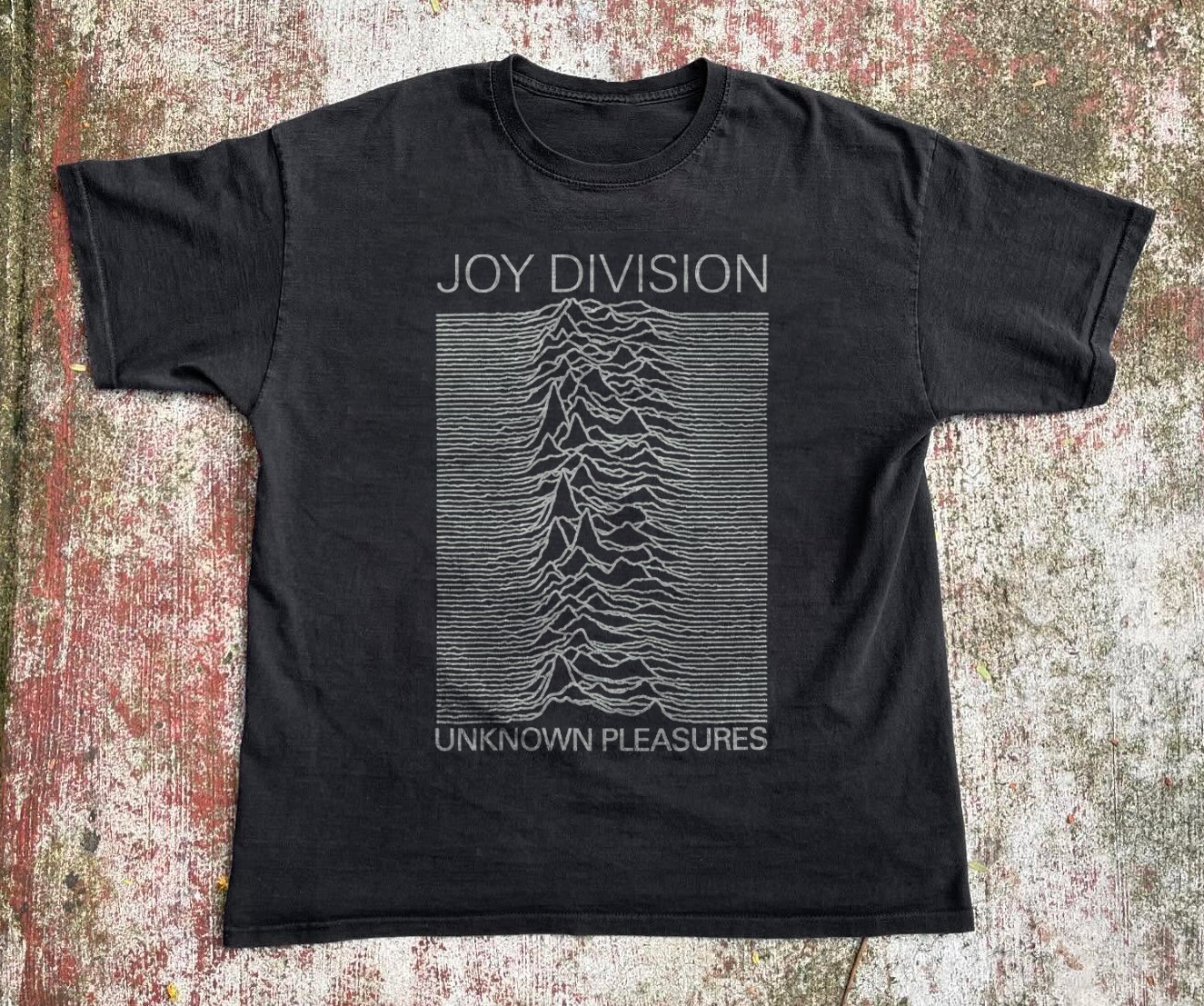 Joy Division Unknown Pleasures Album Unisex Black T-shirt, Size S-5XL gallery