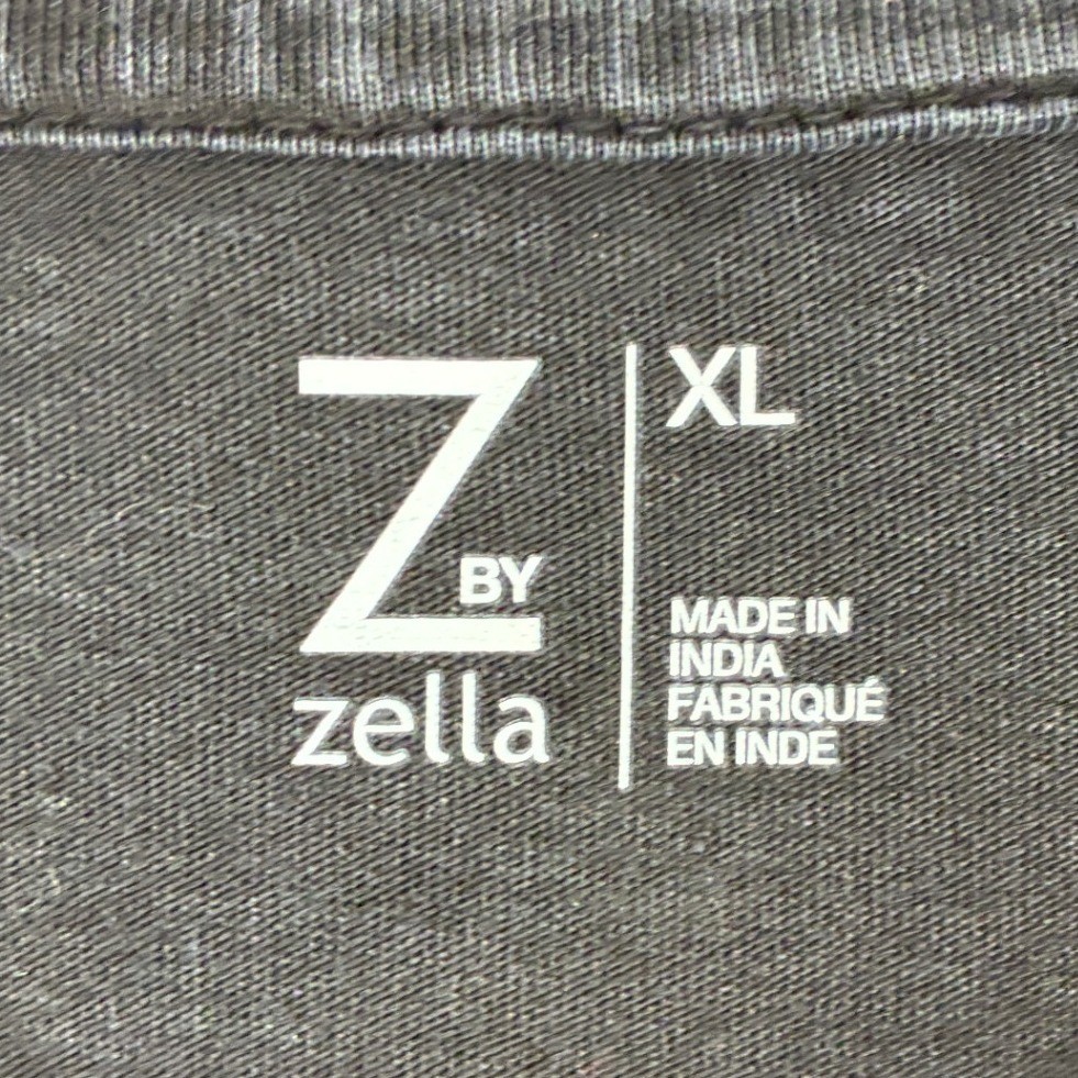 Z by Zella Mens Henley Shirt Long Sleeve Black Nordstrom RZ460474MN XL New gallery