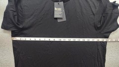 Ted Baker Shirt Mens Medium Black Crew Neck Modal Cotton Short Sleeve Tee