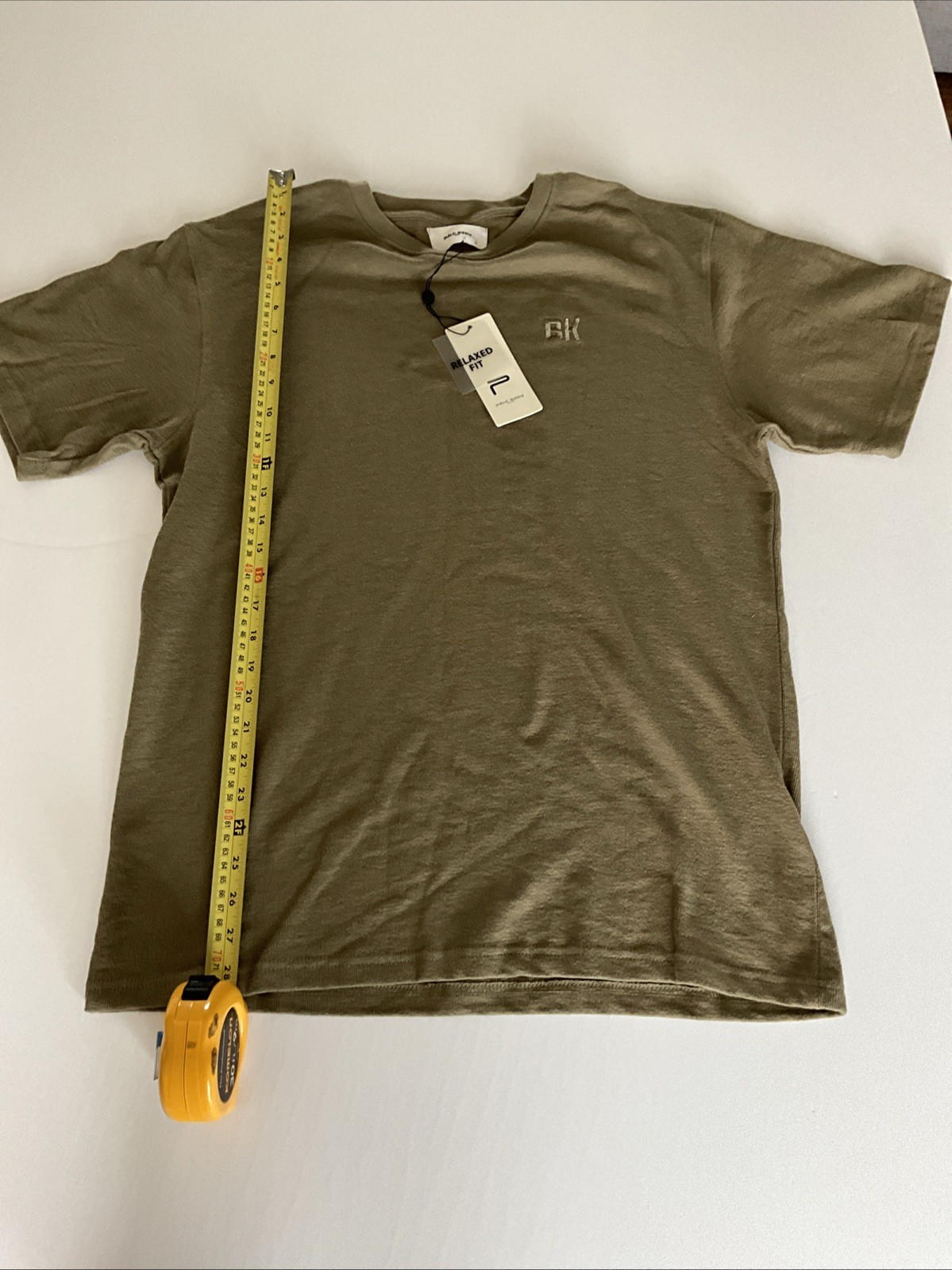 Public Supply Relaxed Fit LINEN Tee LARGE Olive NWT gallery