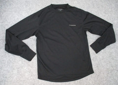 Weatherproof Mens Medium Base Layer Black Long Sleeve Top Layering Outdoors
