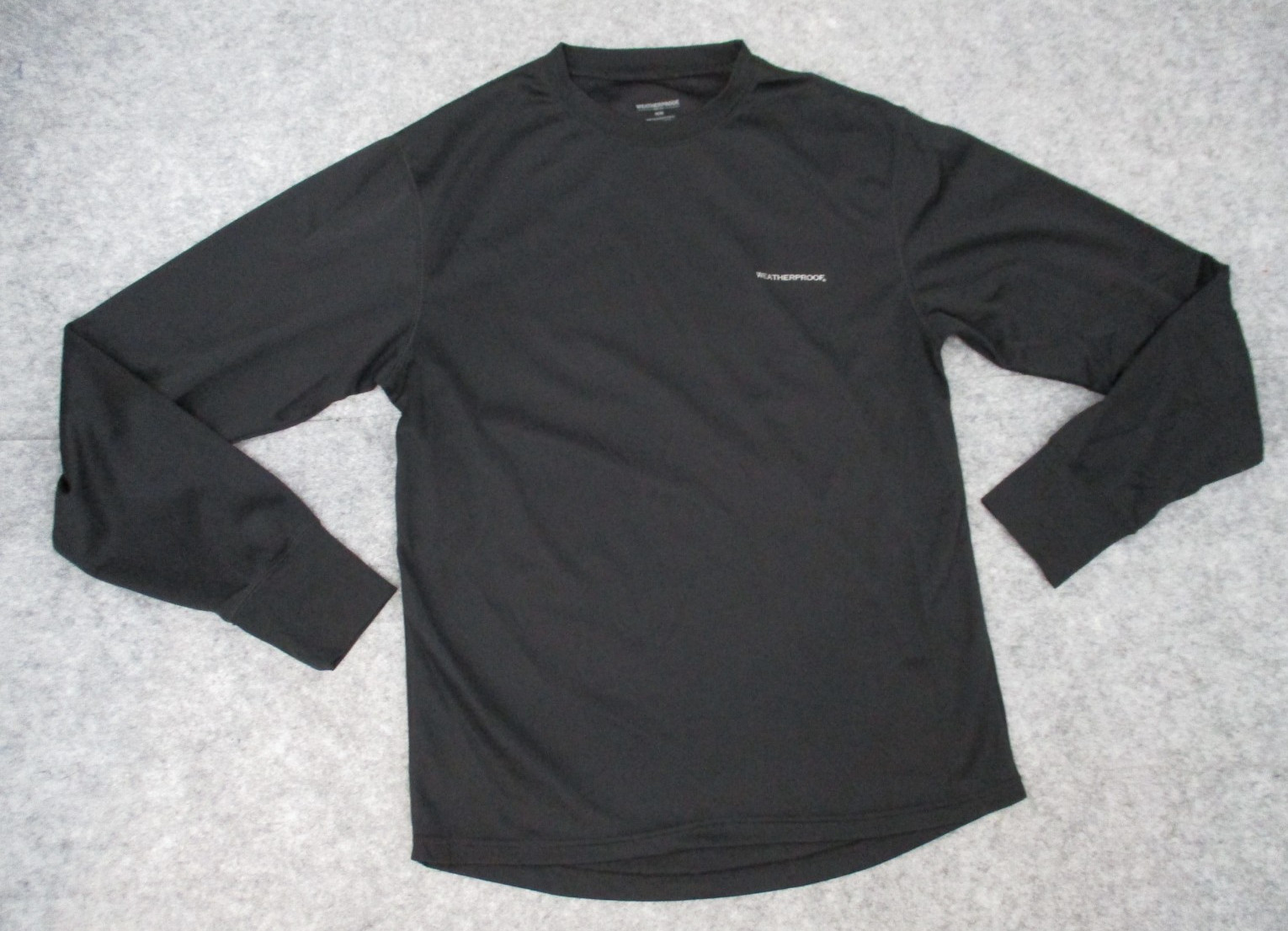 Weatherproof Mens Medium Base Layer Black Long Sleeve Top Layering Outdoors gallery