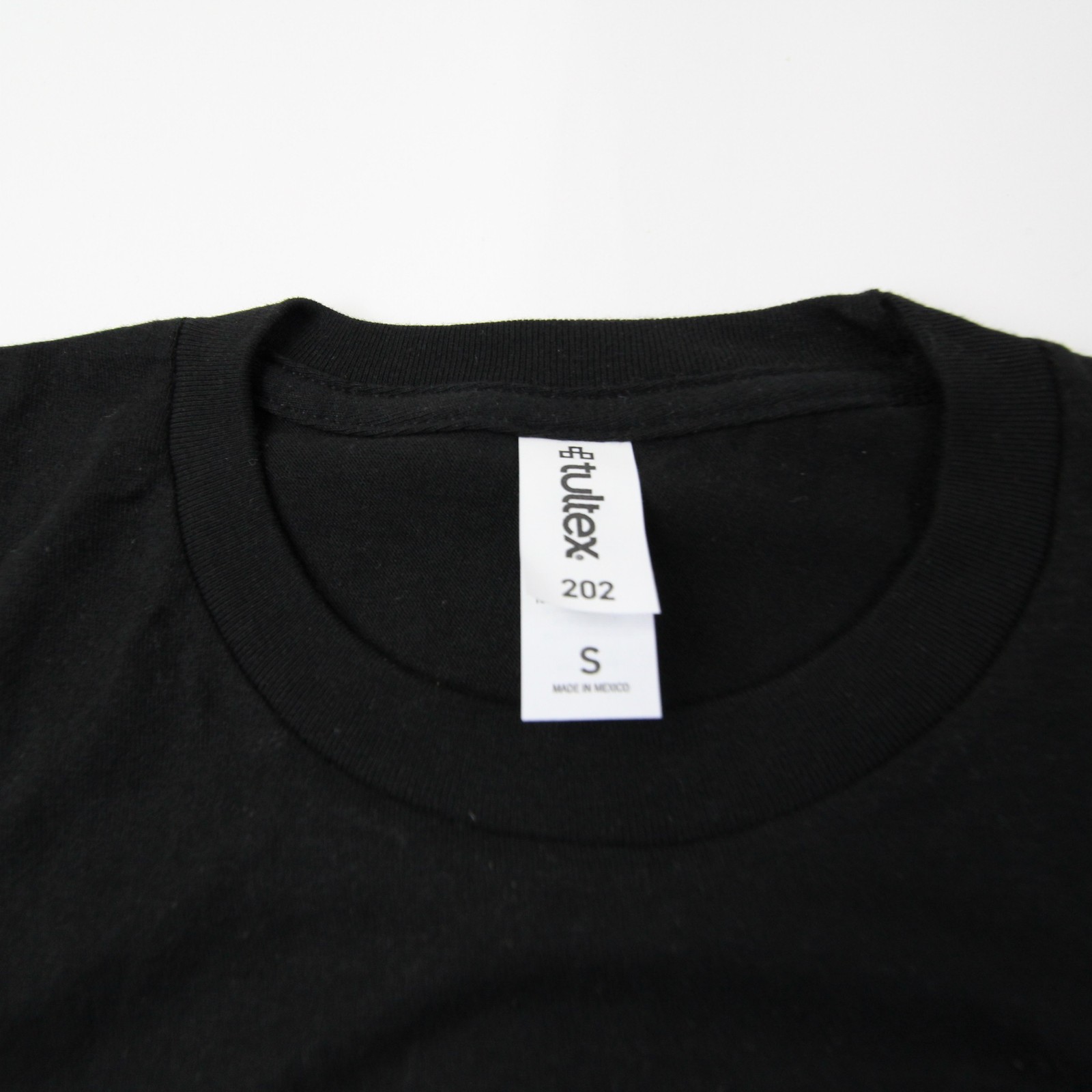 Tultex Short Sleeve Shirt Men's Black New without Tags XL gallery