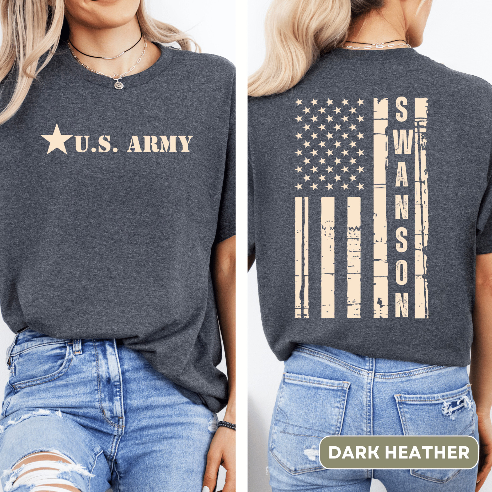 Custom U.S. Army T-Shirt for Army Familys, Graduations Welcome Home and Veterans gallery