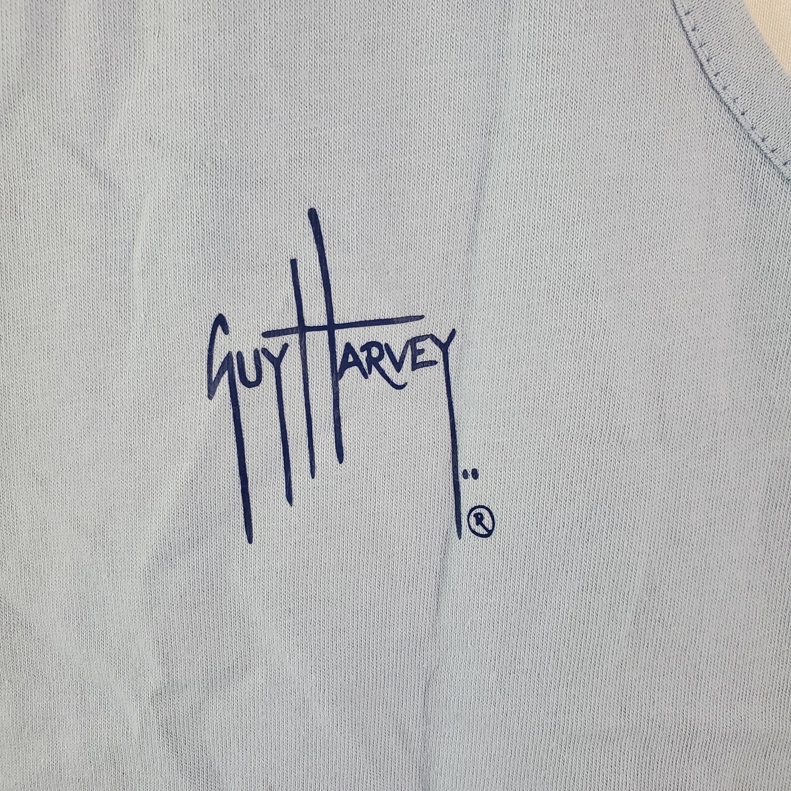 NWT Original Guy Harvey Powder Blue Sail Fish Tank Top Fishing - Choose Size gallery