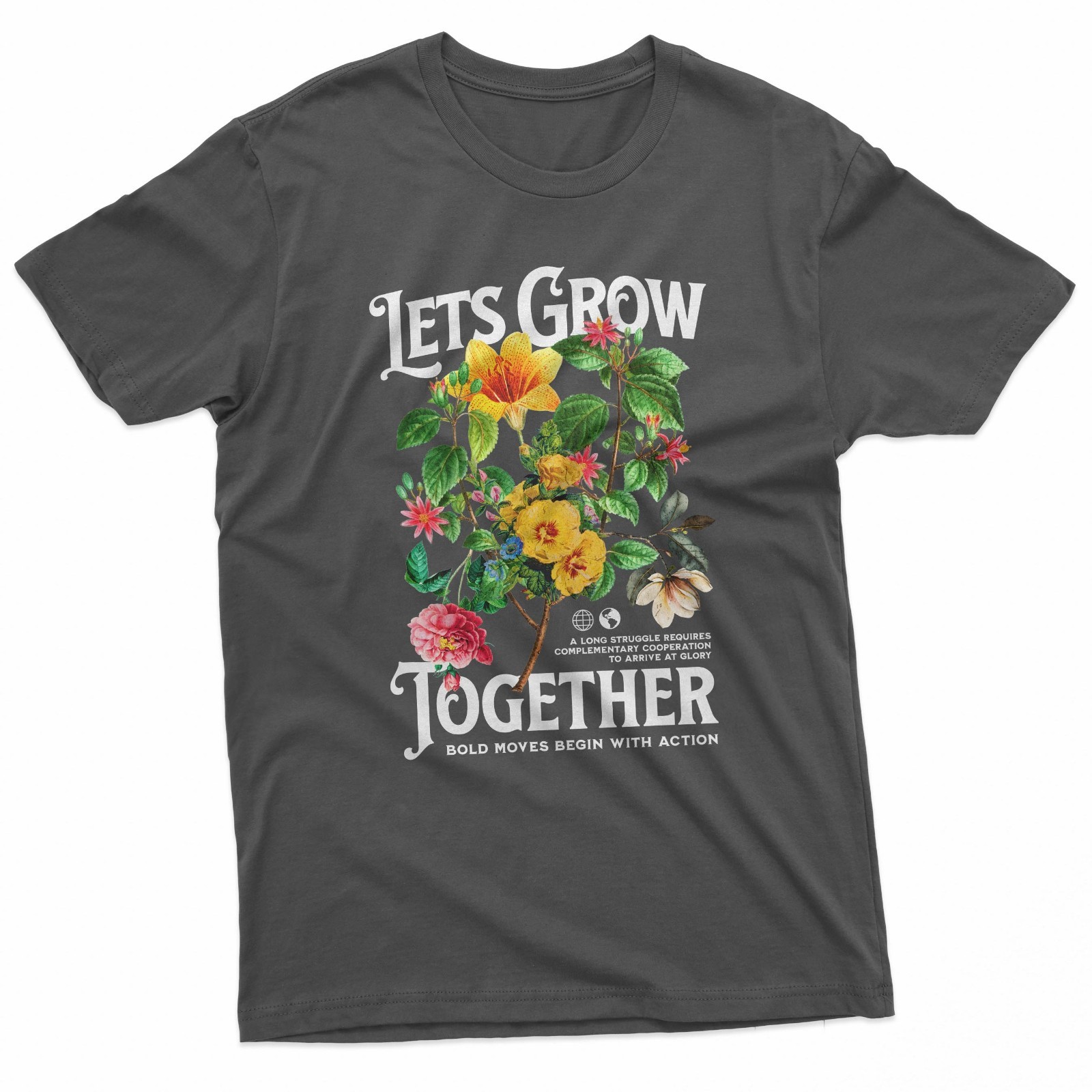 Yellow Flower Positive Vibe Streetwear T-Shirt gallery