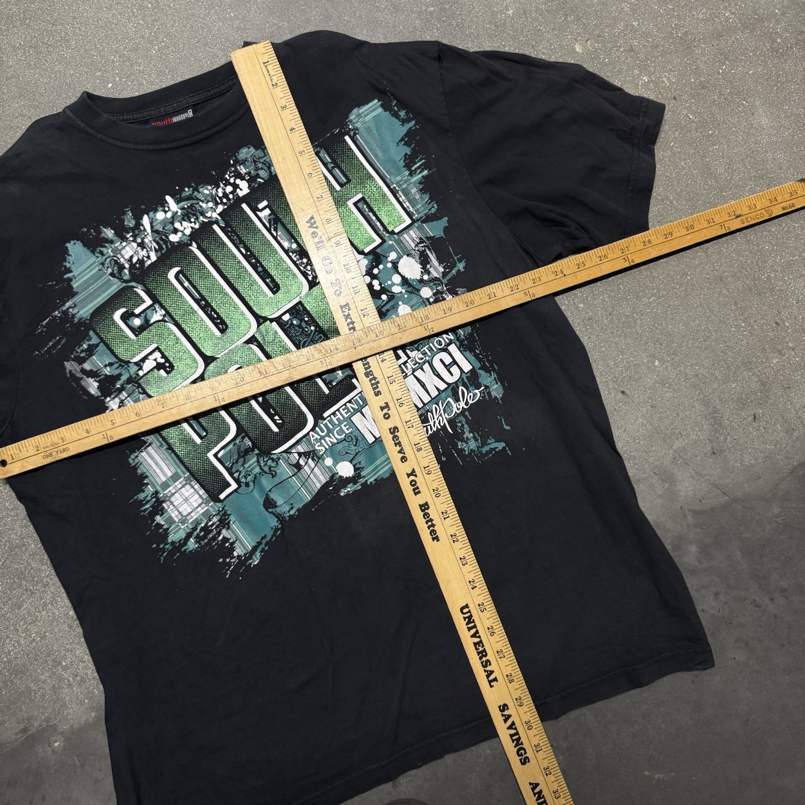 Y2K 2000s Southpole Authentic Collection graphic tee size 2XL skater streetwear gallery