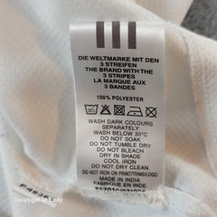 Adidas Essentials Clima365 Climalite Cool Tech Athletic Top White Black Men’s M