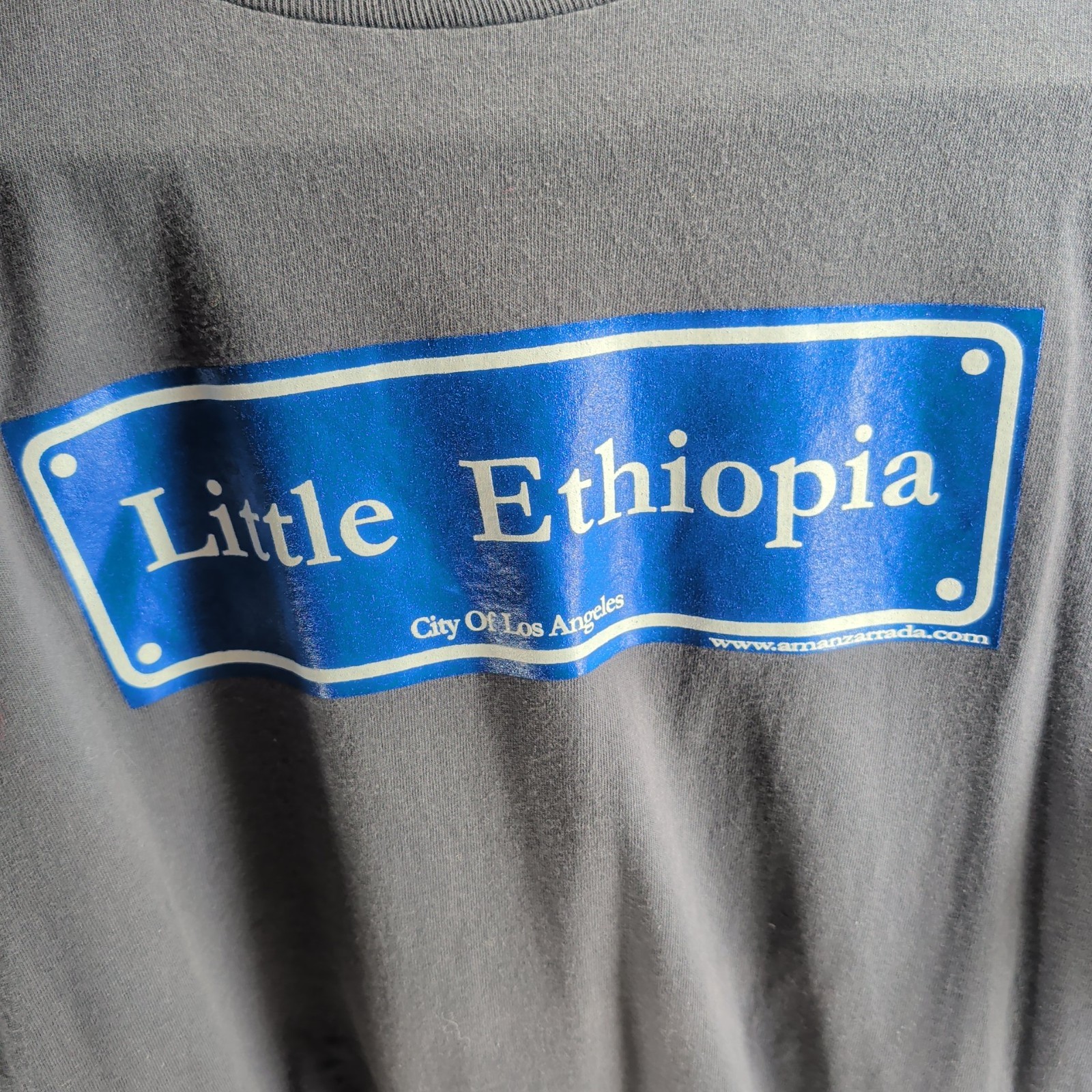 Alstyle Apparel & Activewear AAA Little Ethiopia Pullover T-Shirt Dark Gray XL gallery