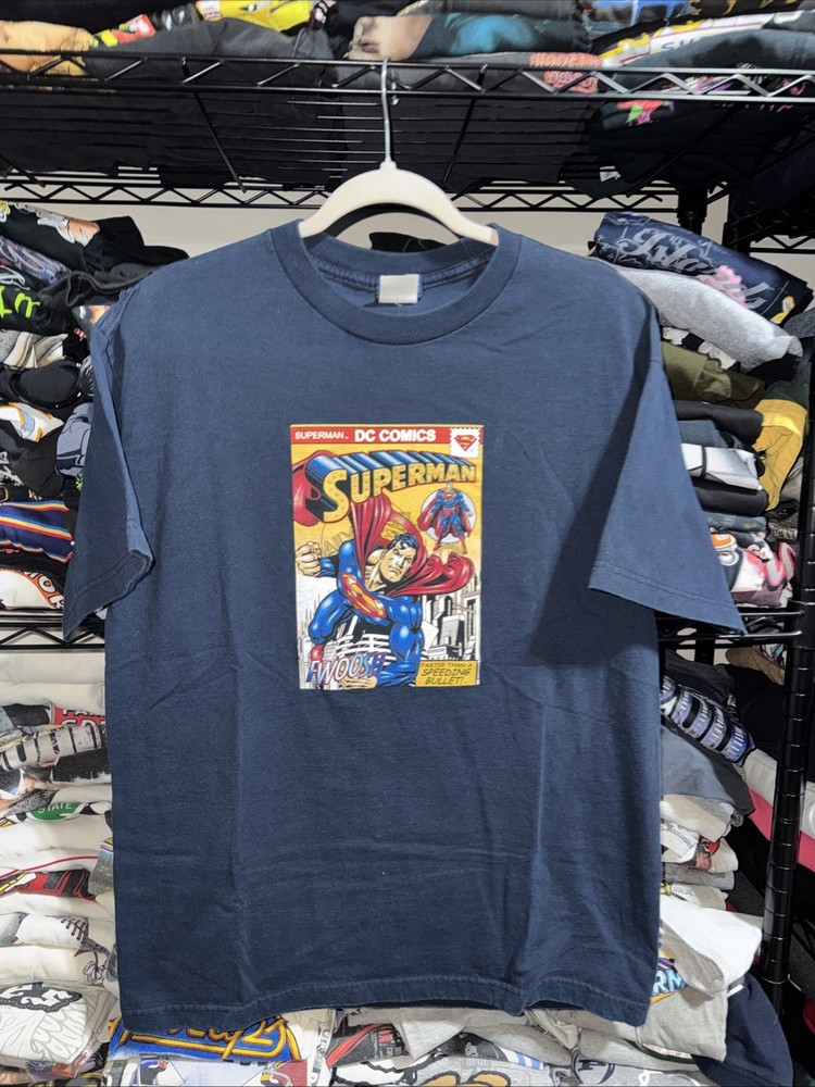 Vintage Superman DC Universe Comic Book Graphic T Shirt Men’s Size Large 90s