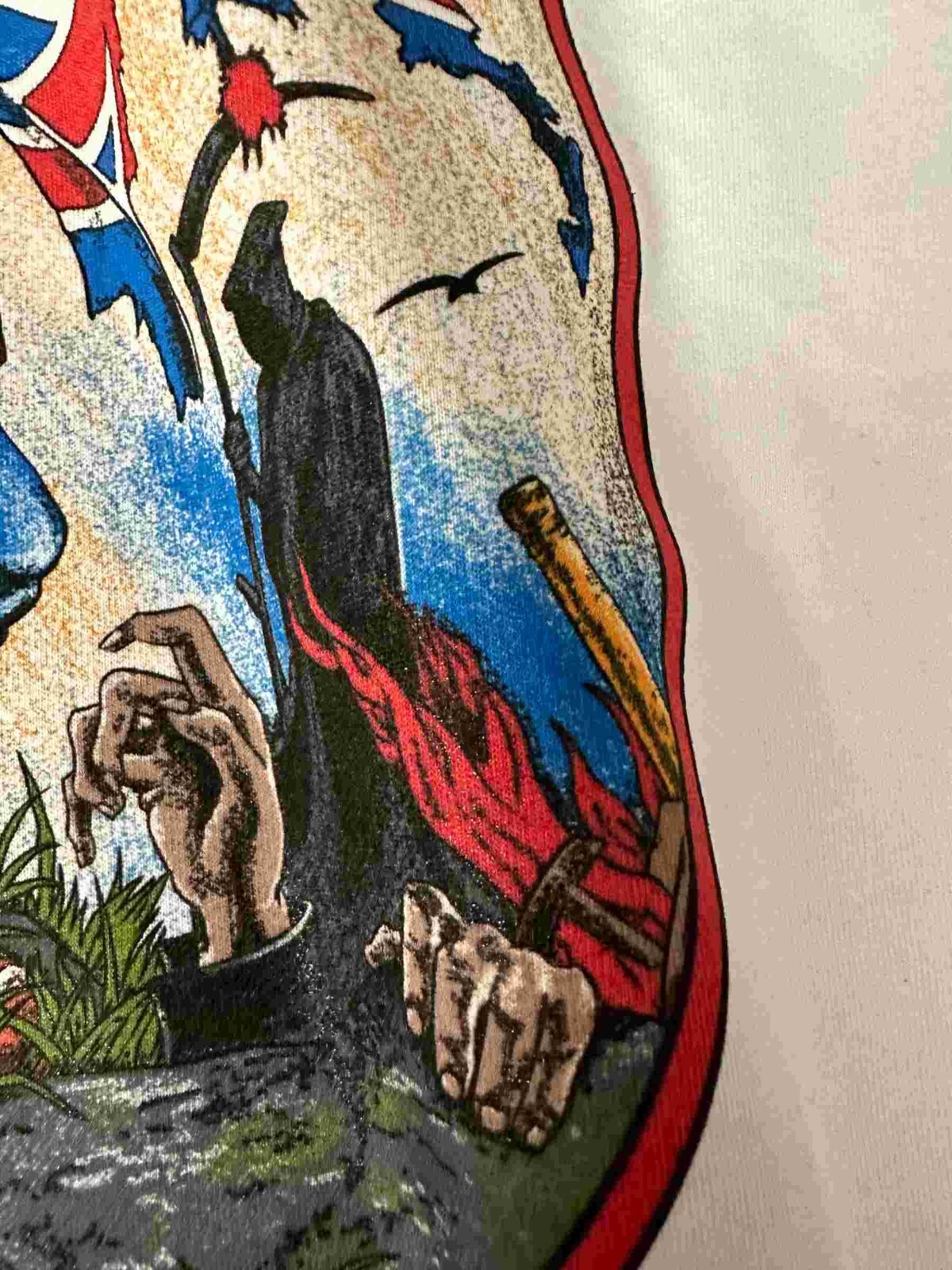 Iron Maiden British Metal Ounslaught 1983 Raglan S to 3XL gallery