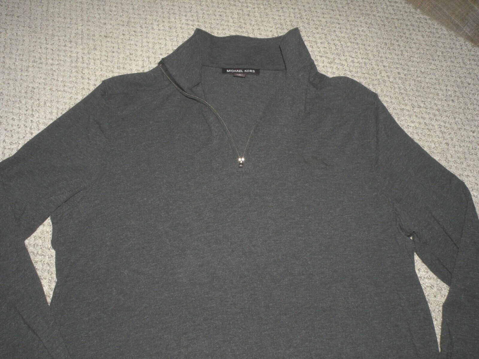 Michael Kors Men’s 1/4 Zip LS Shirt Jacket Size Medium