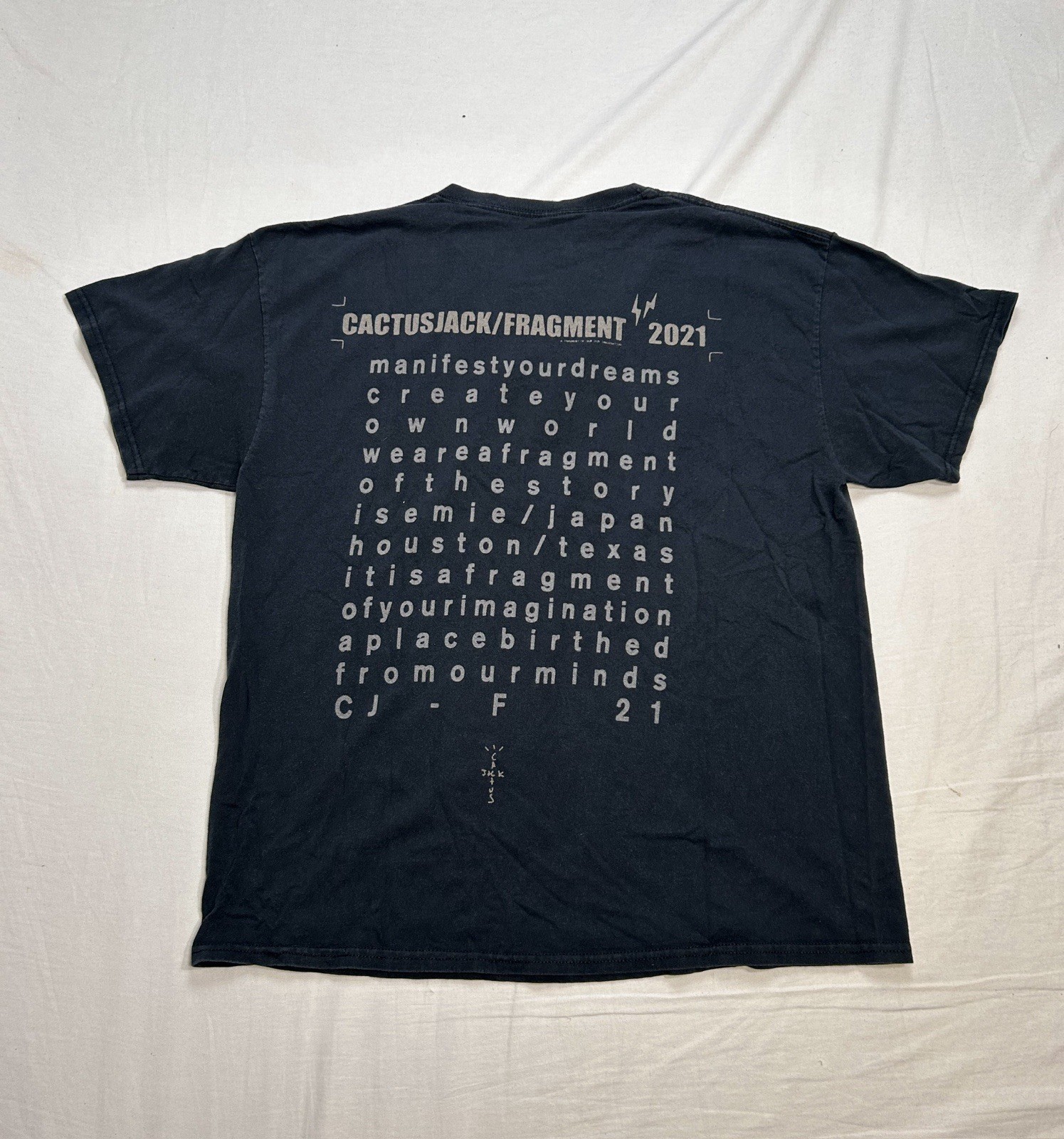Cactus Jack Travis Scott Y2K Designer Skater Rap Tee XL Fragment RARE Band Tee gallery