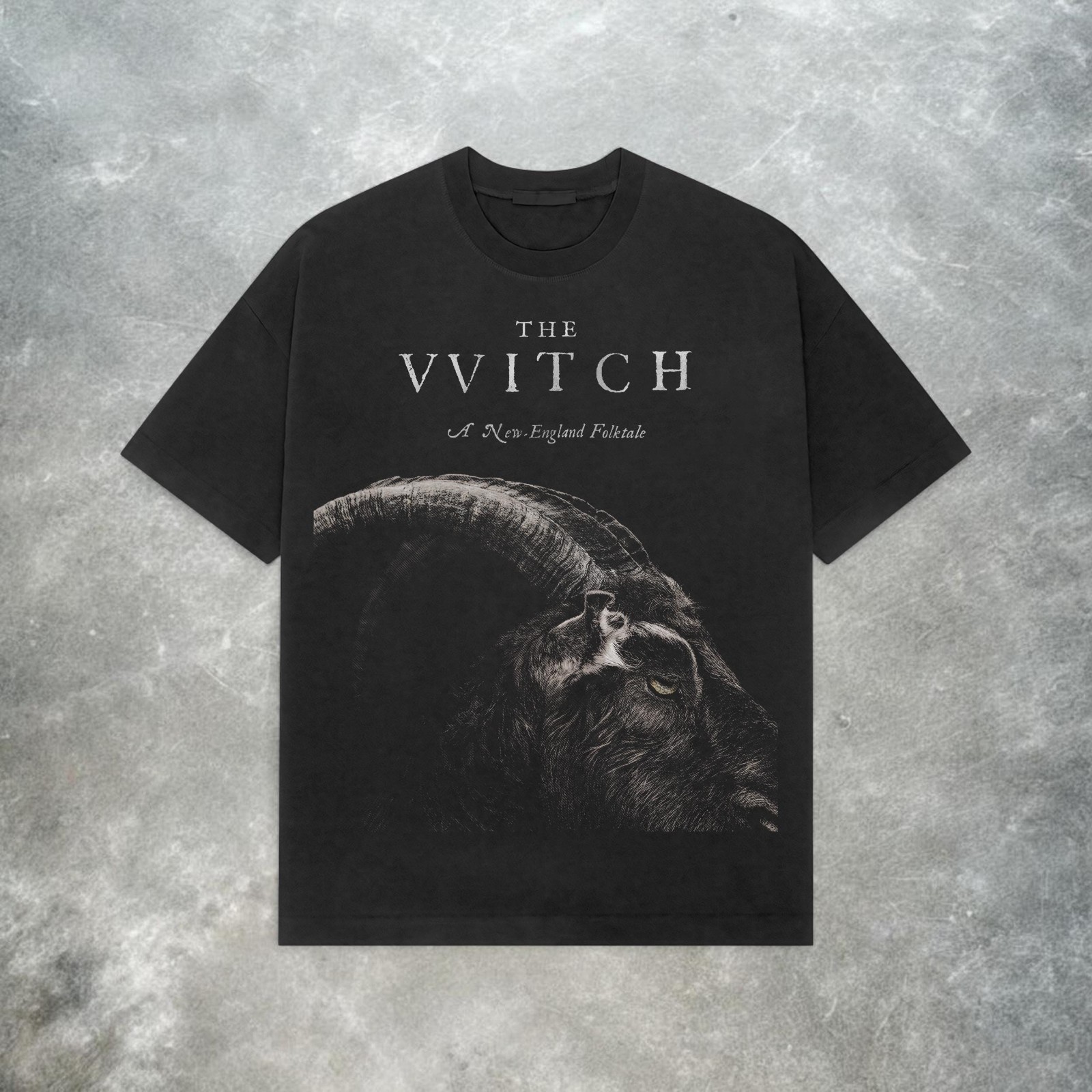 Retro “The Witch” Tee – Vintage Horror Movie T-Shirt, Dark Aesthetic Graphic