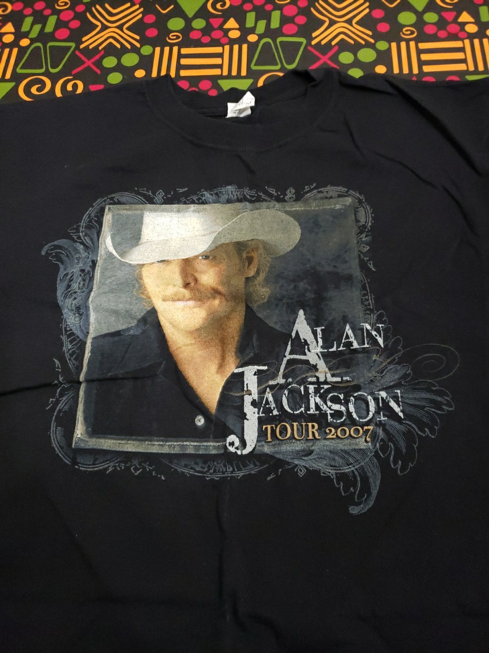Alan Jackson Tour 2007 Men's Size XL Black T-Shirt Country Music Concert Tee gallery