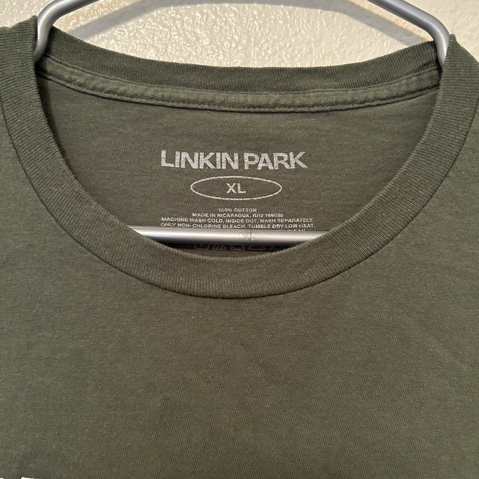 Linkin Park Meteora Shirt XL Spray Paint Rock Music Green BG31 gallery