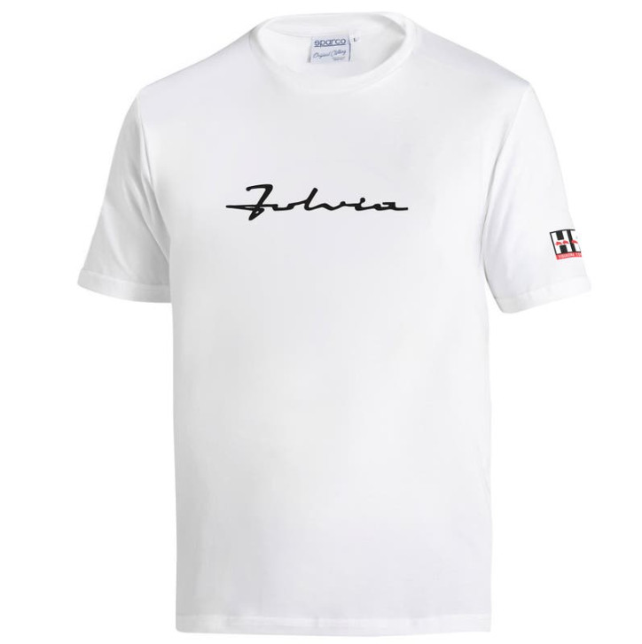 LANCIA FULVIA white short sleeve t-shirt SPARCO ✔ gallery