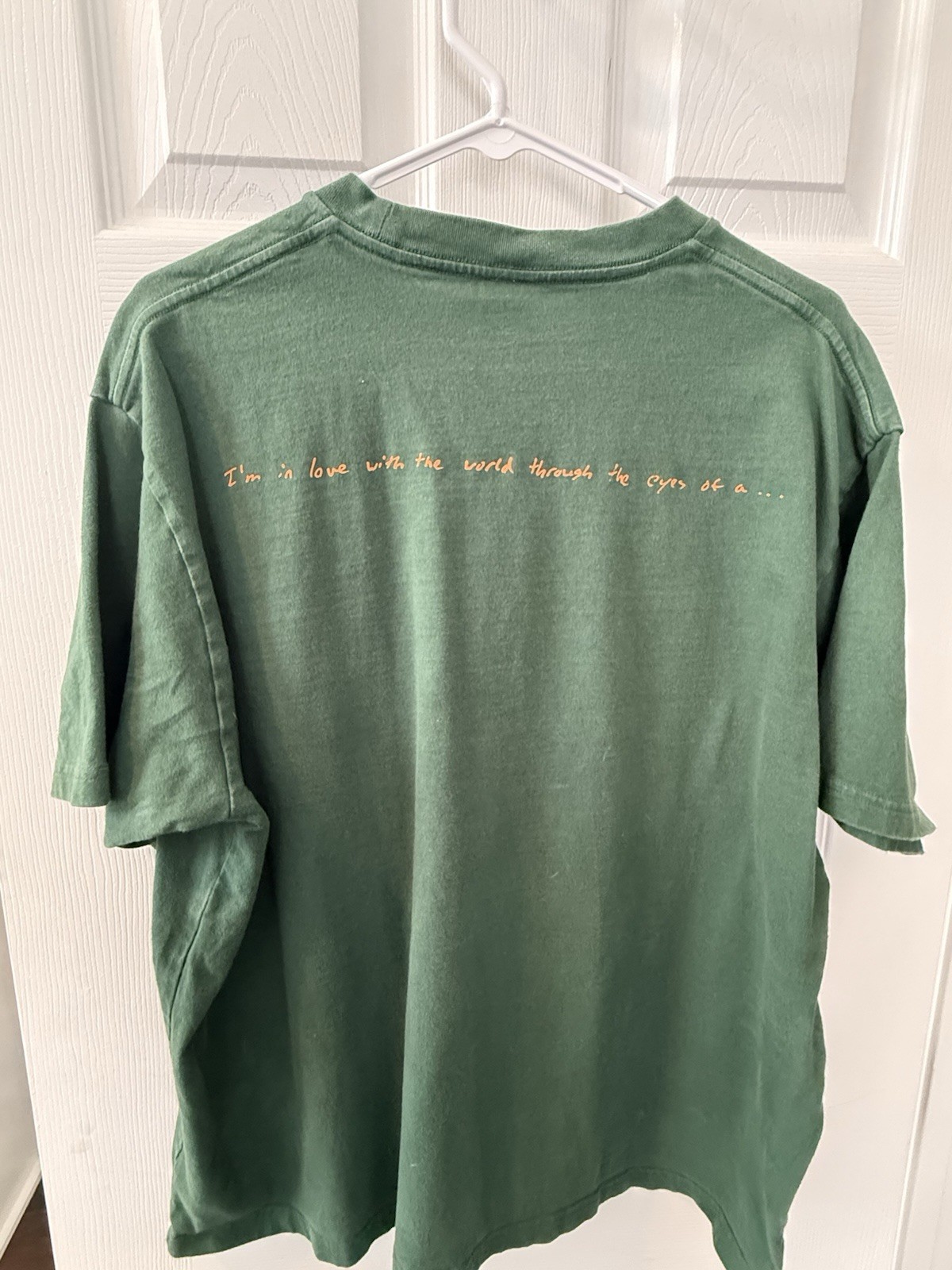 GOLF WANG Men's XL Green Graphic Print Cotton Crew Neck Short Sleeve Tee gallery