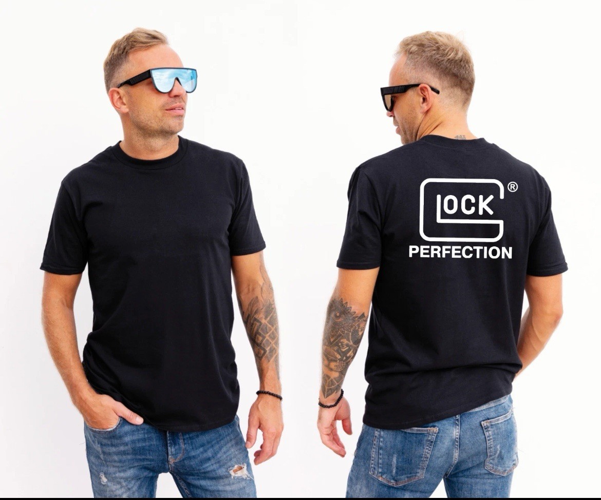 NEW Glock Men's Big Logo t-shirt tee Bella and Canvas shirt gun gift gallery