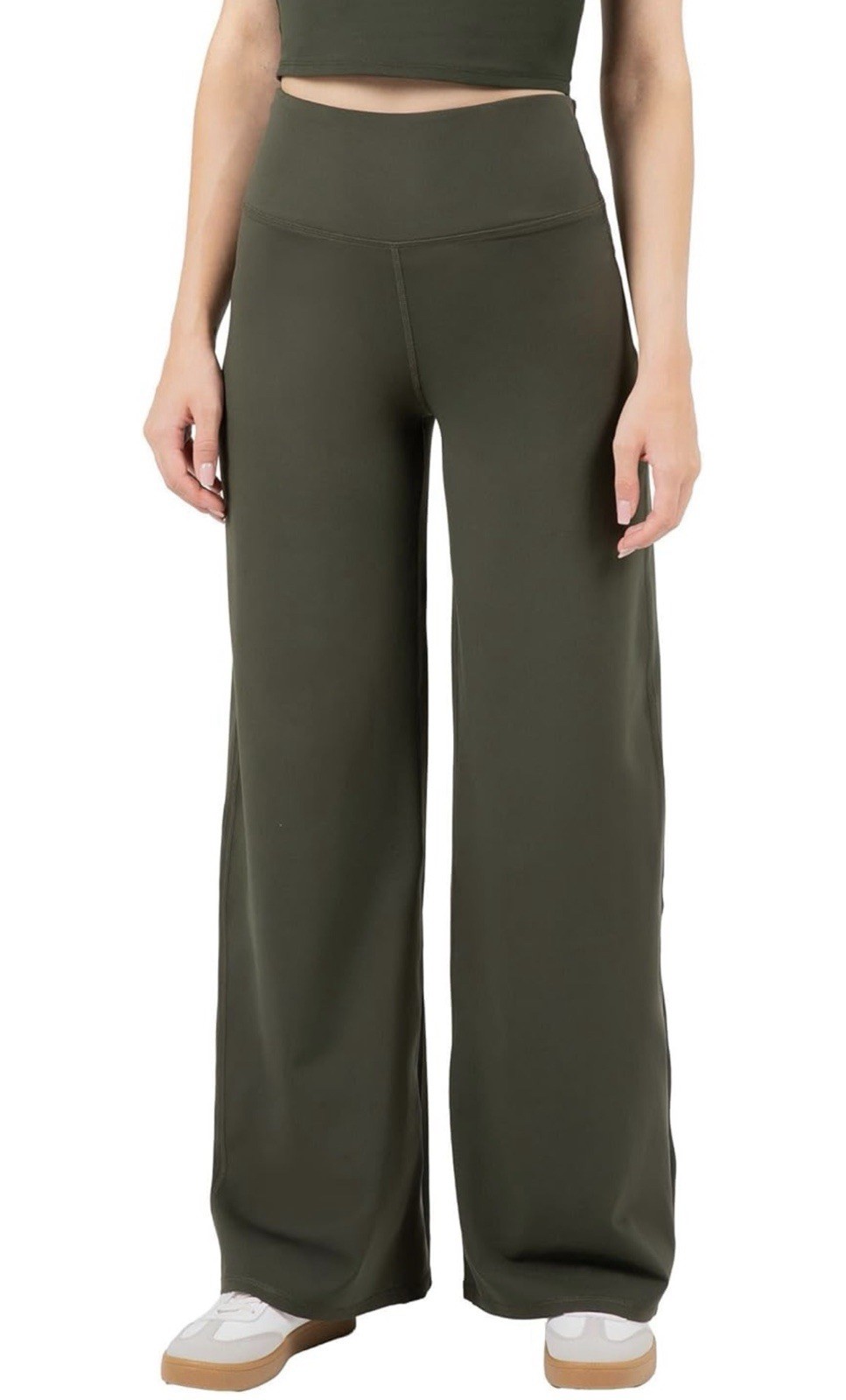Active Women's High Waist Wide Leg Pants – Buttery Soft Lounge & Yoga Pants w... gallery