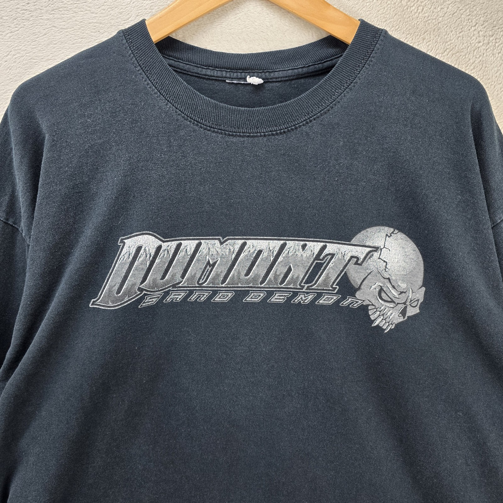Vintage Dumont Sand Demon Long Sleeve Shirt XL Dune Or Die Skull Flames Y2K gallery