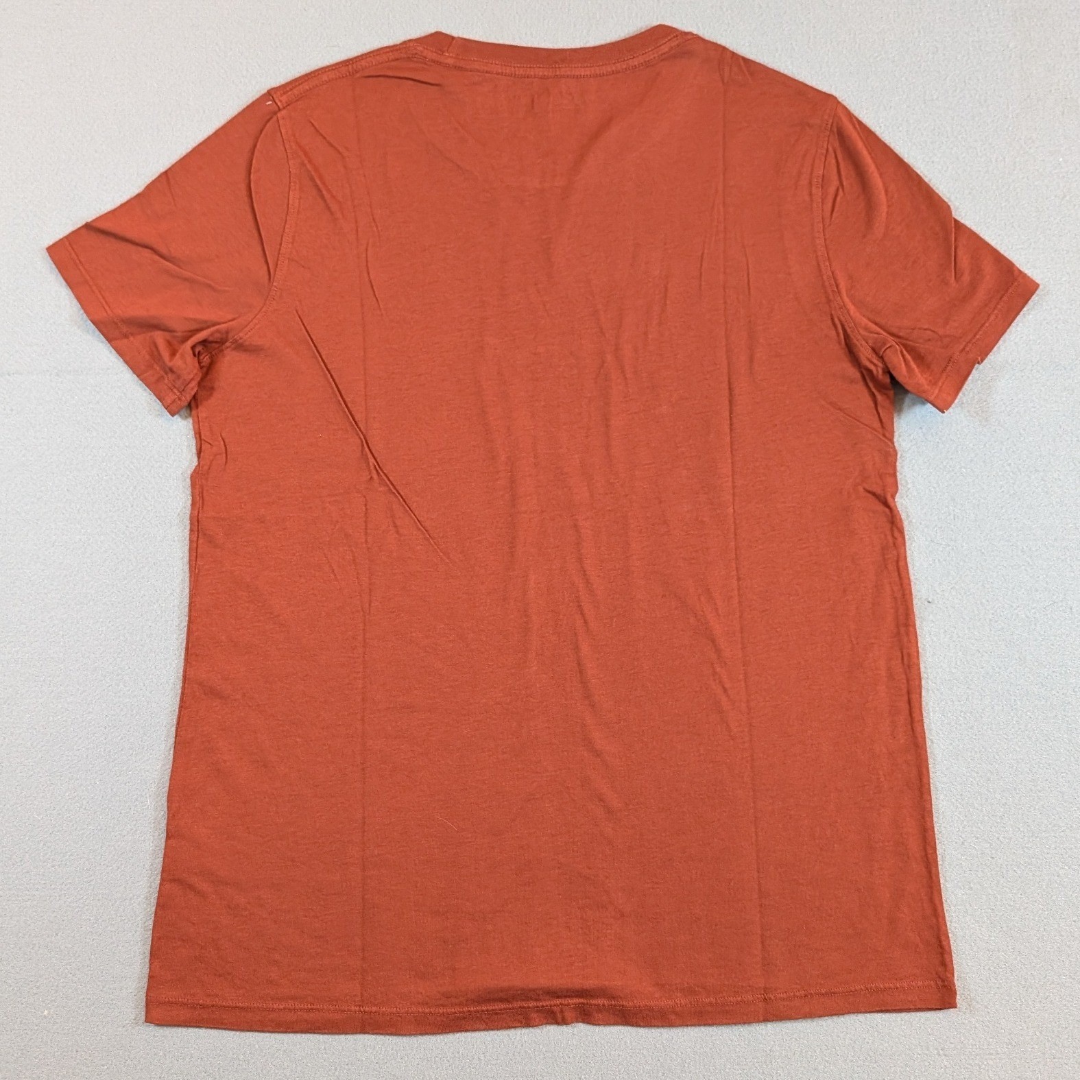 American Giant Supima Cotton T-Shirt Size M Rust Orange Made in USA gallery