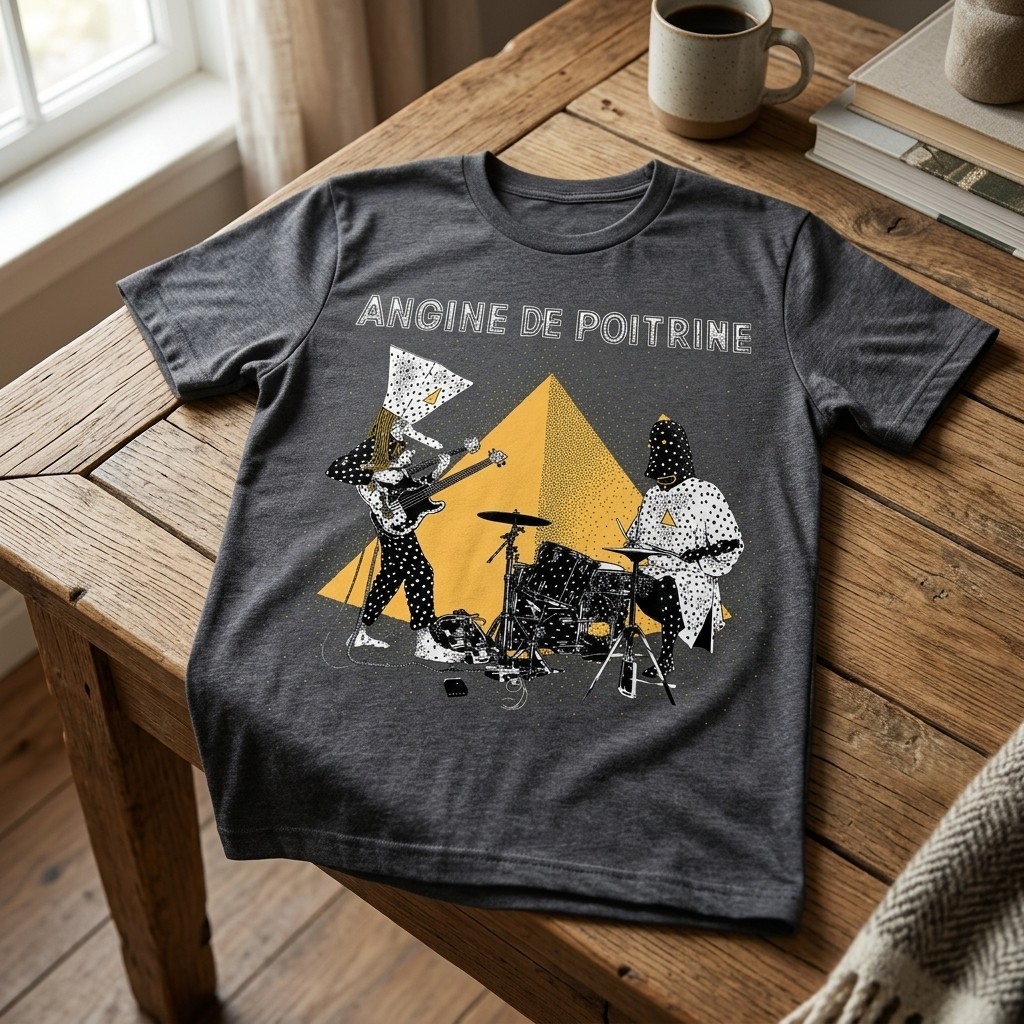 Angine de Poitrine Band Vintage Music T-Shirt TA79 gallery