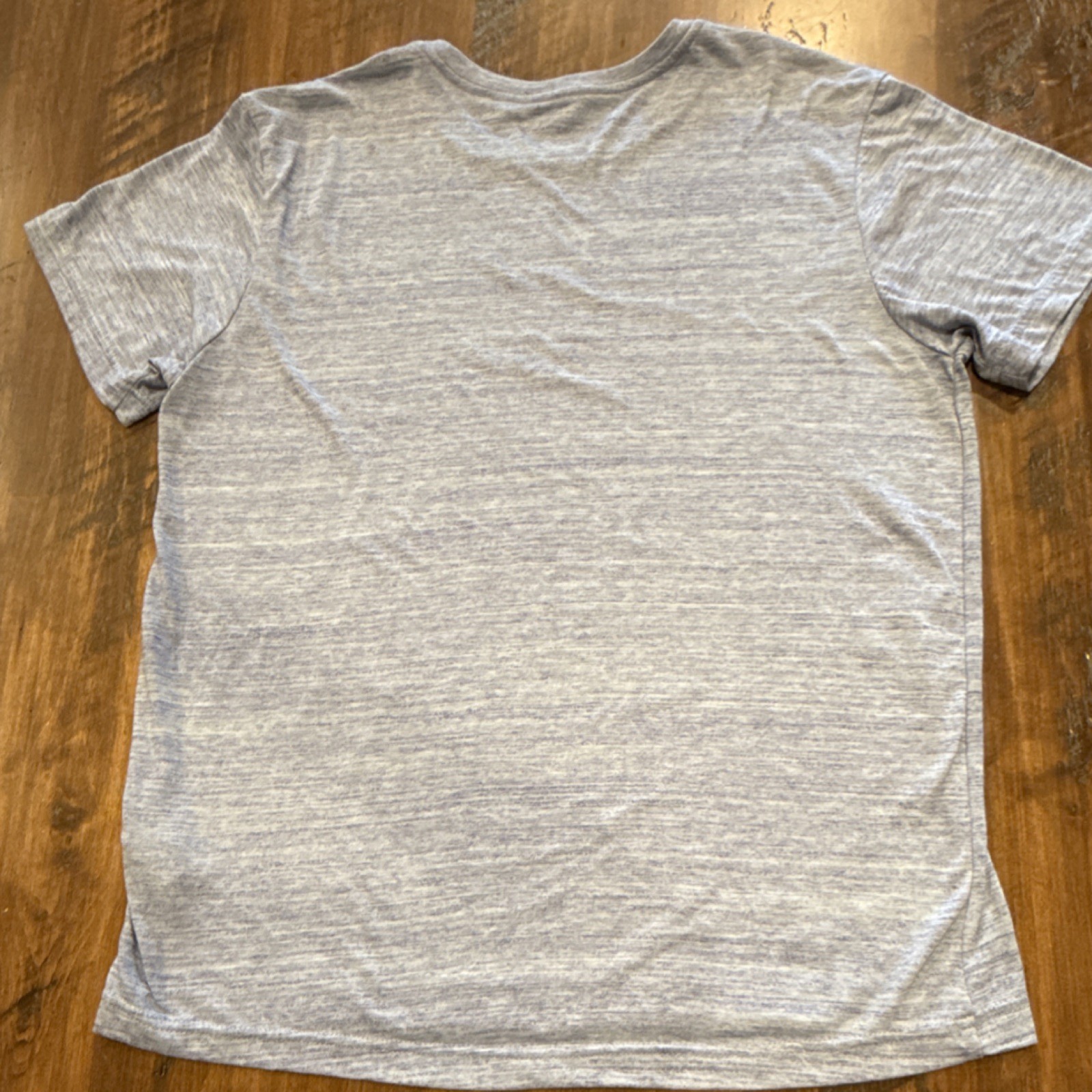 Hurley Men's Blue Solid Logo Crew Neck Short Sleeve T-Shirt, Size L gallery